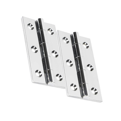 From The Anvil 2.5 Inch Cabinet Hinges, Polished Chrome - 49927 (sold in pairs)  POLISHED CHROME