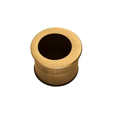 Carlisle Brass Manital Sliding Door Small Round Flush Pull (29mm Diameter), Satin Brass - ART56SB SATIN BRASS - 29mm DIAMETER