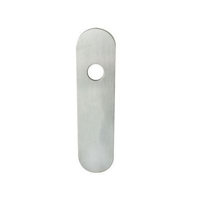 Eurospec 316 Stainless Steel Plates For SWLP123 Door Handles, Satin Stainless Steel - SWOBSSS (sold in pairs) EURO PLATE 47.5mm C/C
