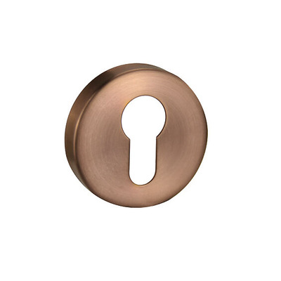 Access Hardware Euro Profile Stainless Steel Escutcheons, Brushed Satin Copper Finish - A8510SCU BRUSHED SATIN COPPER
