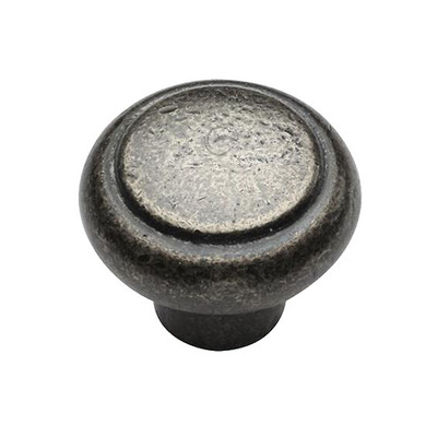 M Marcus Solid Bronze Newport Cabinet Knob (32mm OR 38mm), Rustic Pewter - RPW3990 RUSTIC PEWTER - 32mm