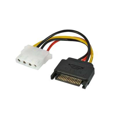 Lindy 0.15m SATA Power Connector to LP4 Power Cable