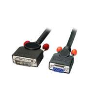 Image of Lindy 2m DVI-A (Analogue) Male to VGA Female Adapter Cable