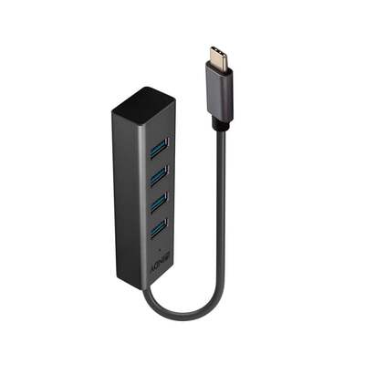 Lindy 4 Port USB 3.2 Type C Hub