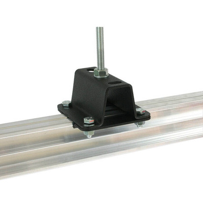 Doughty Studio Rail 80 Ceiling Bracket - 50mm With Rail Clamps