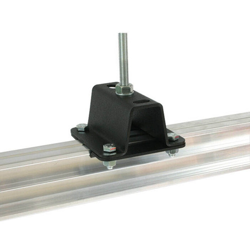 Doughty Studio Rail 80 Ceiling Bracket - 50mm With Rail Clamps