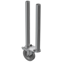 2 Way Round Legs with Castor – 0.6m