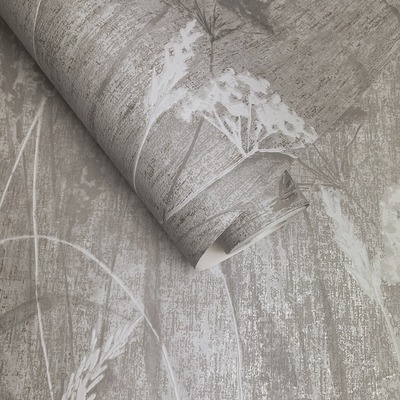 Pappus Textured Wallpaper Grey Holden 75991

