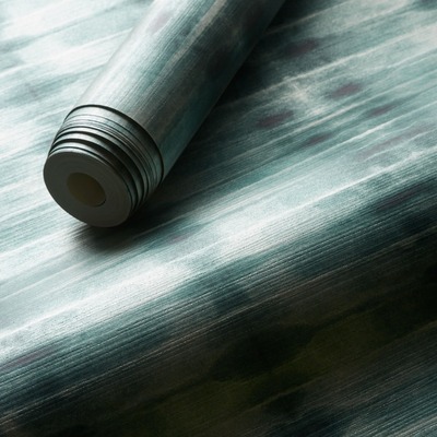 Lusso Eterea Wallpaper Teal Clarke and Clarke W0167/03
