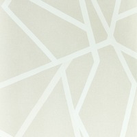 Image of Harlequin Sumi Geometric Wallpaper Dove Grey and White HTEW112599