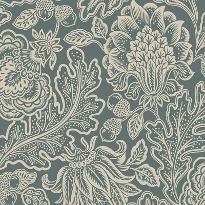 Fernhurst Floral Trail Wallpaper Green Belgravia 1114
