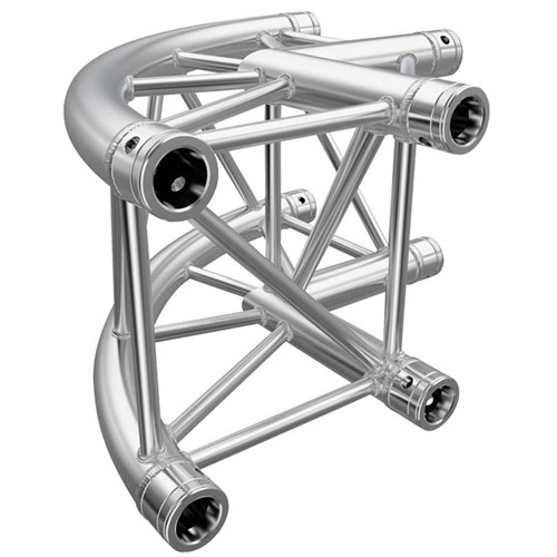 Global Truss F34 PL 90 Degree Round Corner Quad Trussing 50mm