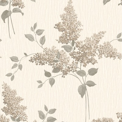 Tiffany Fiore Textured Heavyweight Vinyl Wallpaper Charcoal Belgravia 41341
