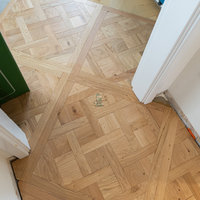 Nevada 20/4 Brushed Natural Oak Engineered Versailles Panel Wood Flooring