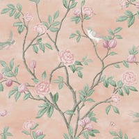 Laura Ashley Eglantine Wallpaper Blush Pink 113372