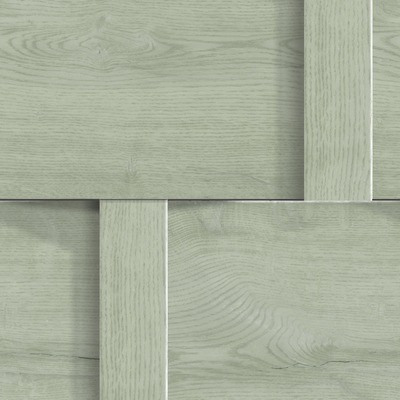 Harrow Weave Wood Panel Wallpaper Sage Green World of Wallpaper 3106
