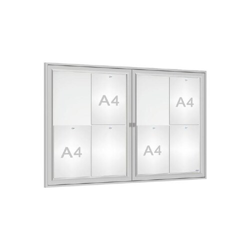 Tradition Double Door Outdoor Noticeboard