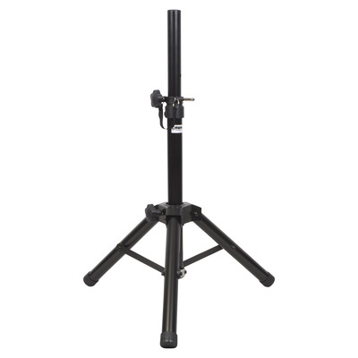Short Tripod Speaker Stand Adjustable Height of 700-970mm 35mm Fitting in Black