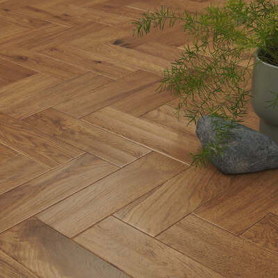 Lusso Novara Luxe Honeycomb Herringbone Engineered Oak – Lusso