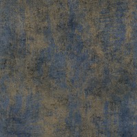Elle Decoration Luxury Concrete Textured Vinyl Wallpaper Navy Blue / Gold 10438-08