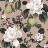 Pyrus Floral Wallpaper Plaster Pink Holden 13890