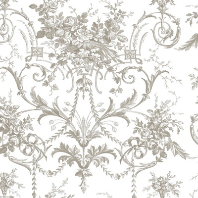 Laura Ashley Tuileries Wallpaper Dark Dove Grey 130111
