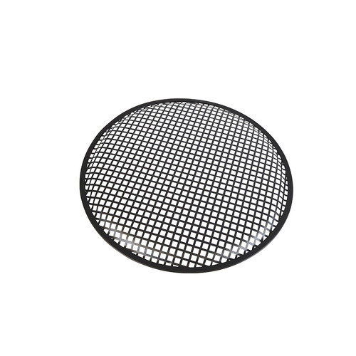 15" Metal Speaker Grille Black PVC Trim