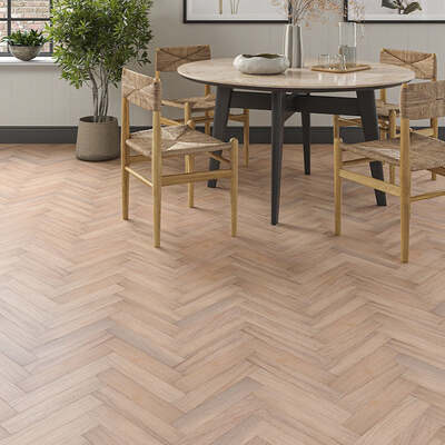 Lusso Venice Cathedral Oak Herringbone Engineered Wood Flooring – Lusso