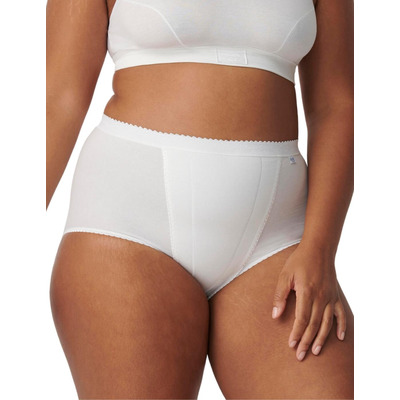 Sloggi Control Maxi Brief - White - 4XL - 22
