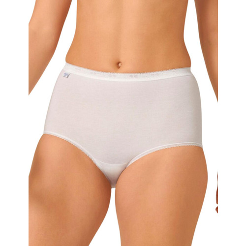 Sloggi Basic+ Maxi Brief 3 Pack - White