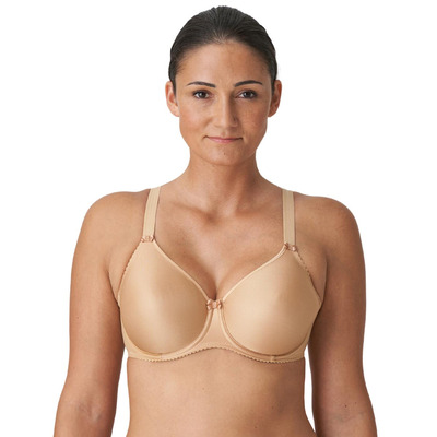Prima Donna Satin Non Padded Full Cup Bra - Cognac - 44D
