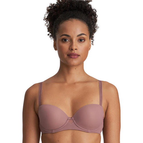 Marie Jo Louie Padded Balcony Bra - Satin Taupe