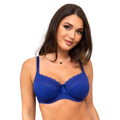 Pour Moi Rebel Side Support Bra - Cobalt - 32DD
