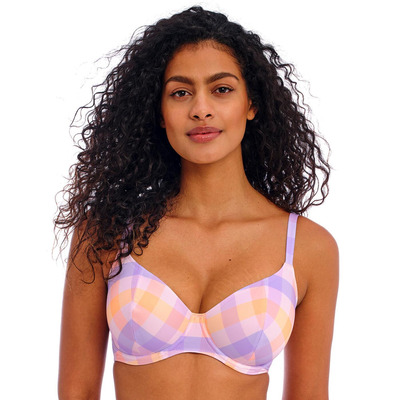 Freya Harbour Island Plunge Bikini Top - Sorbet
