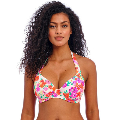 Freya Summer Soul Halter Bikini Top - White - 30DD
