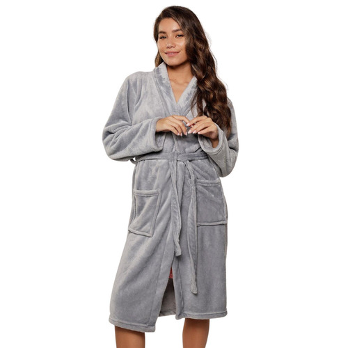 Lingadore Bathrobe Dressing Gown - Grey