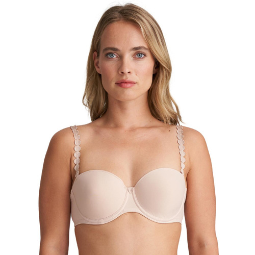 Marie Jo Tom Padded Strapless Bra - Caffe Latte
