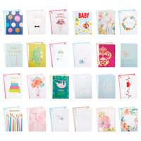 ARTME 24 Assorted Greeting Cards Multipack – Birthday, Thank You, Thinking Of You, New Baby, Anniversary, Sympathy, Congratulations, Wedding, Blank