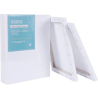 Exerz 40x50cm Stretched Canvas 4pk – 1.7cm/ 280GSM 100% Cotton