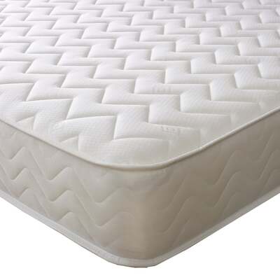 Starlight Beds™ Hybrid Spring & Memory Foam Mattress with a White Zig Zag Cool Touch Cover - 4ft Small Double Mattress (120cm x 190cm) – Starlight Beds™