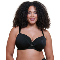 Curvy Kate Daze Padded T Shirt Balcony Bra – Black – 30D