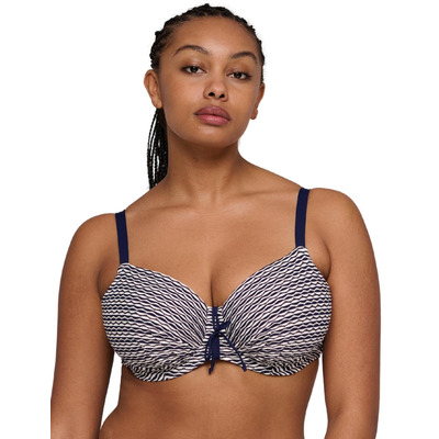 Prima Donna Swim Kalba Padded Balcony Bikini Top - Water Blue - 32D
