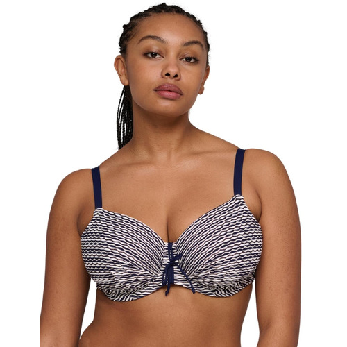 Prima Donna Swim Kalba Padded Balcony Bikini Top - Water Blue