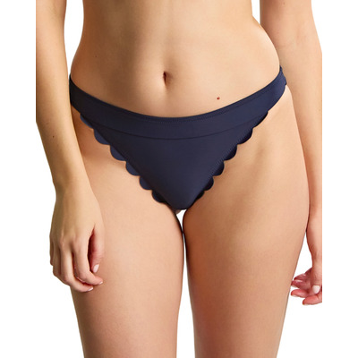 Panache Signature Scallop Classic Bikini Brief - Signature Ink Blue
