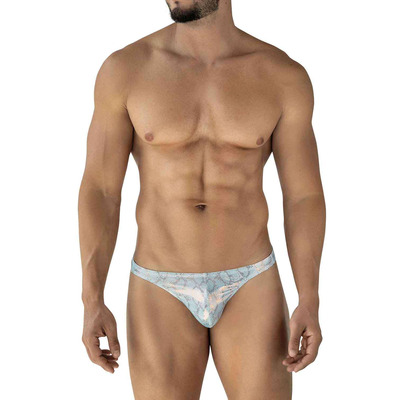 Image of Clever Moda Sensorial Diamond Thong - Blue
