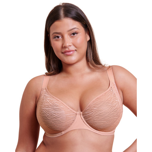 Curvy Kate Smoothie Lace Moulded Balcony Bra - Latte