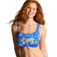 Panache Paradiso Gina Square Neck Bikini Top – Paradiso Print – 36F