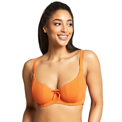 Panache Golden Hour Scoop Bikini Top - Orange Zest