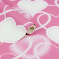 Neon Heart Wallpaper Pink Arthouse 100222AH