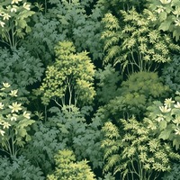 Folklore Forest Wallpaper Green World of Wallpaper AF0046